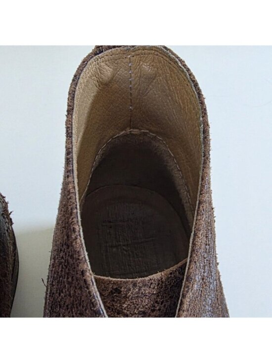 Frye Phillip Chukka Boots Mens US 11.5 D Brown Distressed Roughout Leather FLAW main image 8
